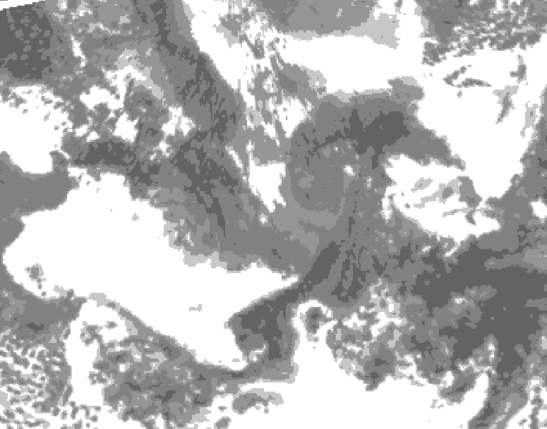 GDPS total cloud 210 hour forecast chart for Canada based on 2026/04/26 0000Z data