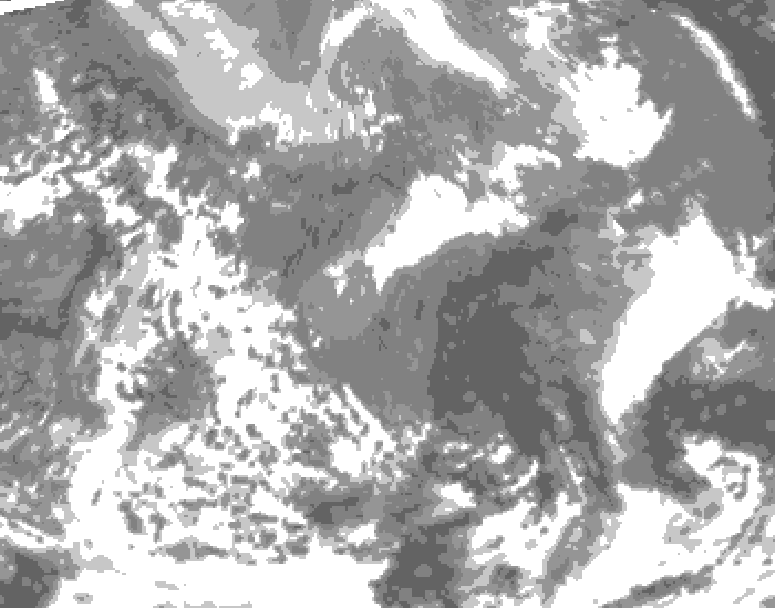 GDPS total cloud 060 hour forecast chart for Canada based on 2026/04/26 1200Z data