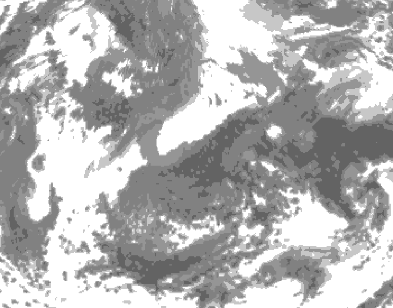 GDPS total cloud 228 hour forecast chart for Canada based on 2026/04/26 1200Z data