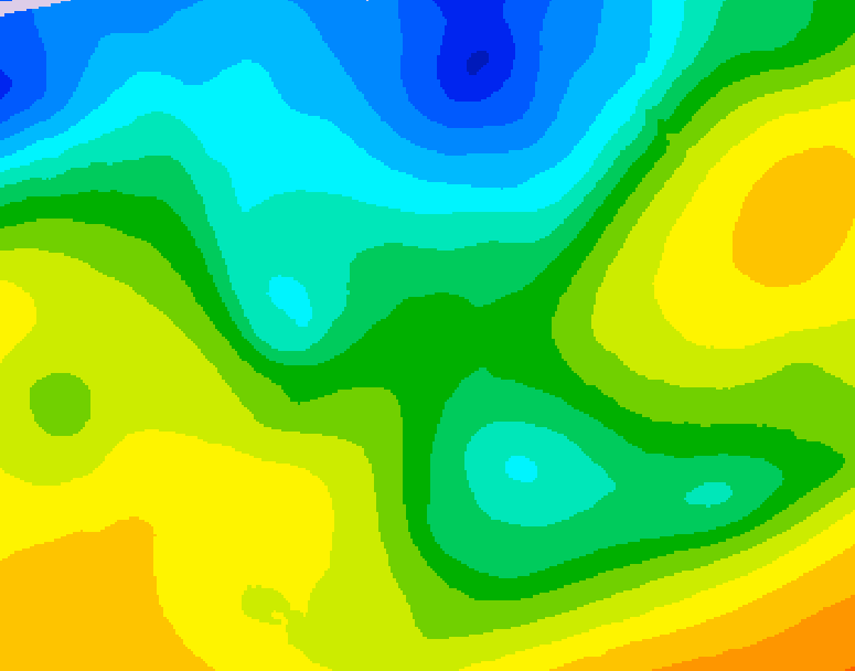 GDPS 500 millibar geopotential height 120 hour forecast chart for Canada based on 2026/04/27 0000Z data