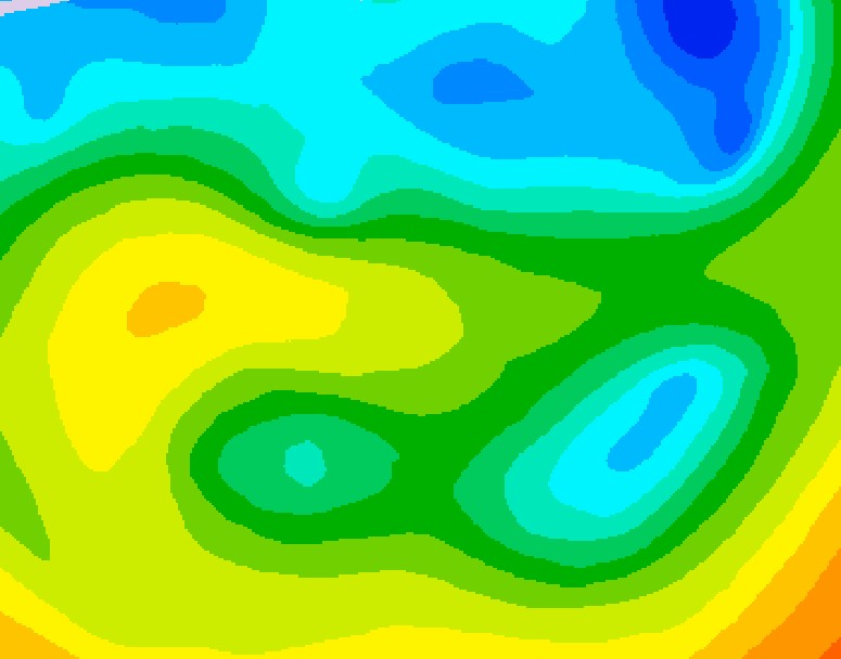 GDPS 500 millibar geopotential height 186 hour forecast chart for Canada based on 2026/04/27 0000Z data