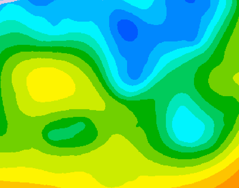 GDPS 500 millibar geopotential height 216 hour forecast chart for Canada based on 2026/04/27 0000Z data