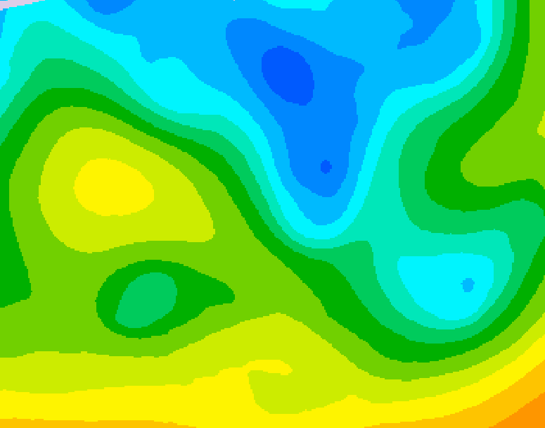 GDPS 500 millibar geopotential height 228 hour forecast chart for Canada based on 2026/04/27 0000Z data