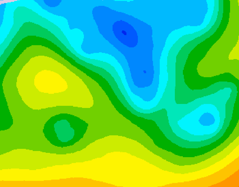 GDPS 500 millibar geopotential height 234 hour forecast chart for Canada based on 2026/04/27 0000Z data