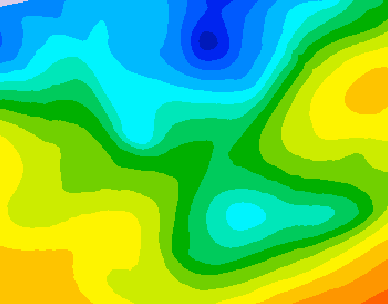GDPS 500 millibar geopotential height 108 hour forecast chart for Canada based on 2026/04/27 1200Z data