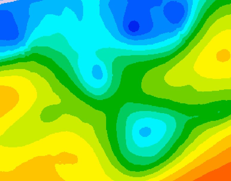 GDPS 500 millibar geopotential height 126 hour forecast chart for Canada based on 2026/04/27 1200Z data