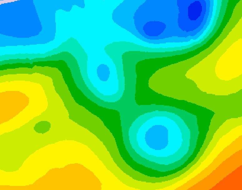 GDPS 500 millibar geopotential height 138 hour forecast chart for Canada based on 2026/04/27 1200Z data