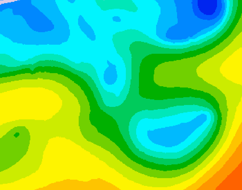 GDPS 500 millibar geopotential height 156 hour forecast chart for Canada based on 2026/04/27 1200Z data