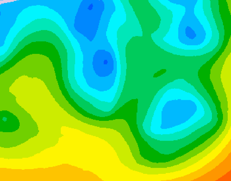 GDPS 500 millibar geopotential height 234 hour forecast chart for Canada based on 2026/04/27 1200Z data