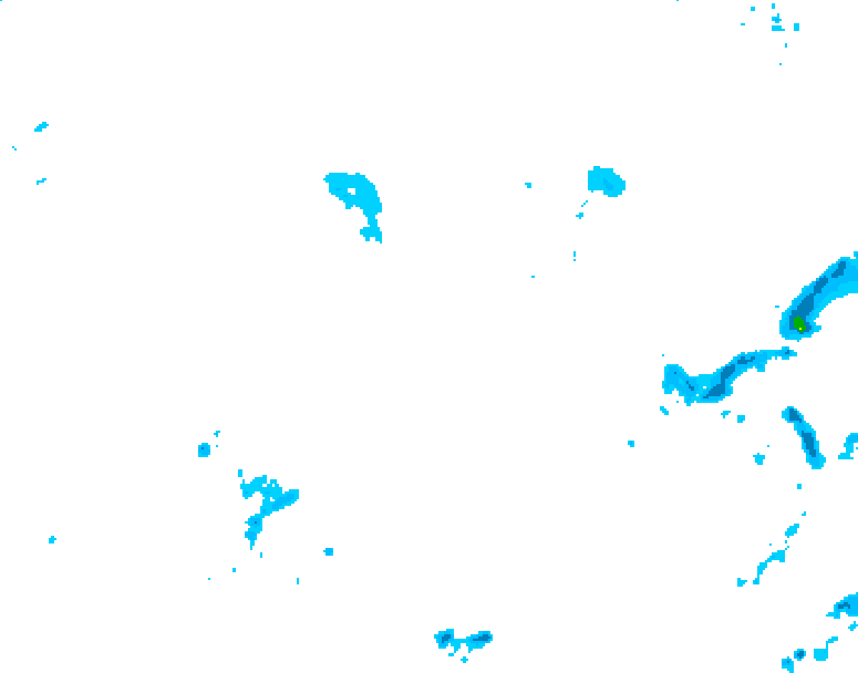 GDPS precipitation 234 hour forecast chart for Canada based on 2026/04/27 0000Z data