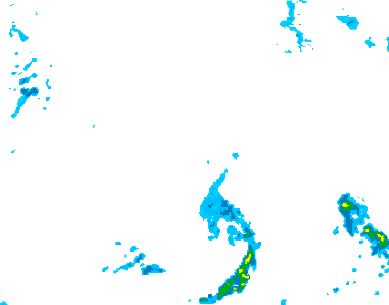 GDPS precipitation 018 hour forecast chart for Canada based on 2026/04/27 1200Z data