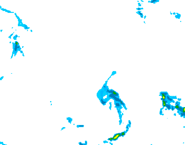 GDPS precipitation 024 hour forecast chart for Canada based on 2026/04/27 1200Z data
