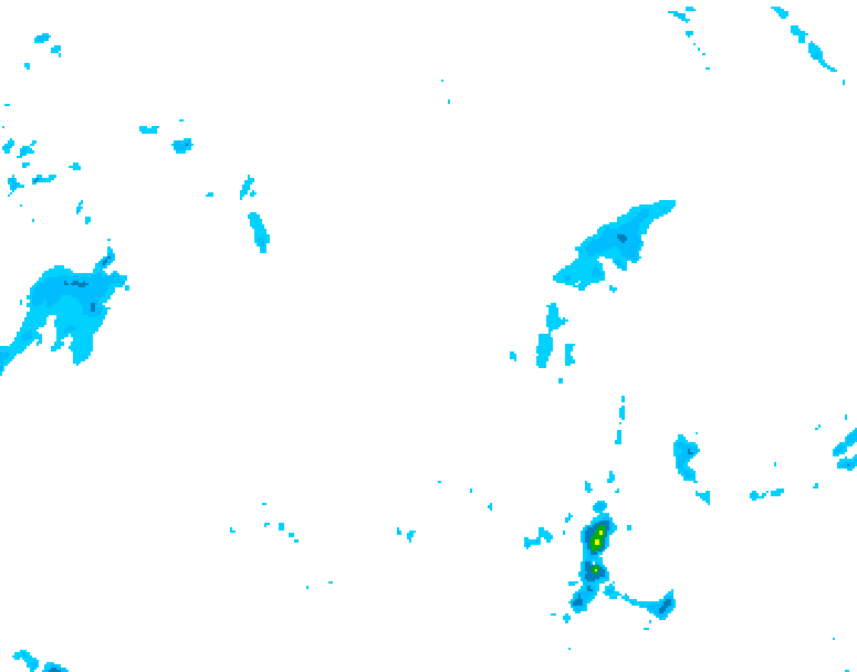 GDPS precipitation 054 hour forecast chart for Canada based on 2026/04/27 1200Z data