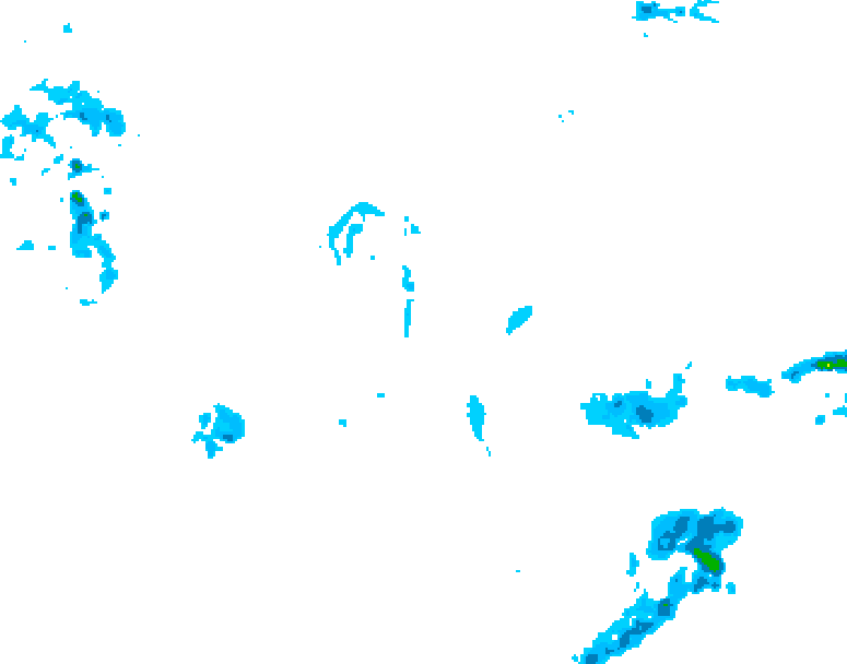 GDPS precipitation 126 hour forecast chart for Canada based on 2026/04/27 1200Z data