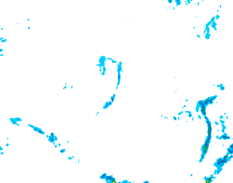 GDPS precipitation 222 hour forecast chart for Canada based on 2026/04/27 1200Z data