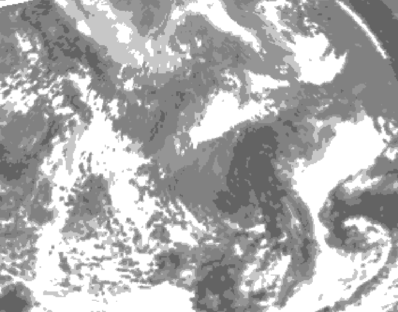GDPS total cloud 048 hour forecast chart for Canada based on 2026/04/27 0000Z data