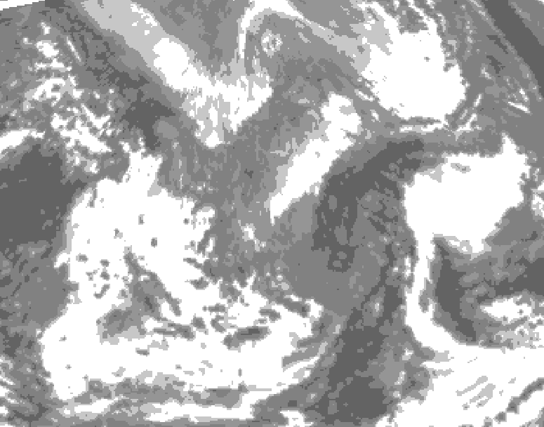 GDPS total cloud 060 hour forecast chart for Canada based on 2026/04/27 0000Z data