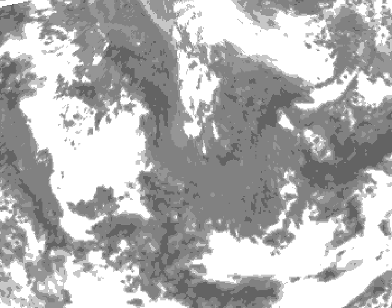 GDPS total cloud 228 hour forecast chart for Canada based on 2026/04/27 0000Z data