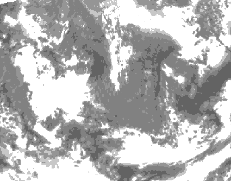 GDPS total cloud 234 hour forecast chart for Canada based on 2026/04/27 0000Z data