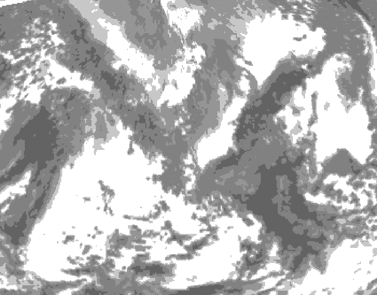GDPS total cloud 066 hour forecast chart for Canada based on 2026/04/27 1200Z data