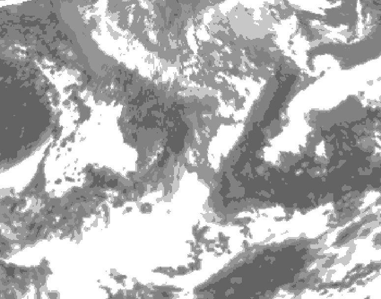 GDPS total cloud 114 hour forecast chart for Canada based on 2026/04/27 1200Z data