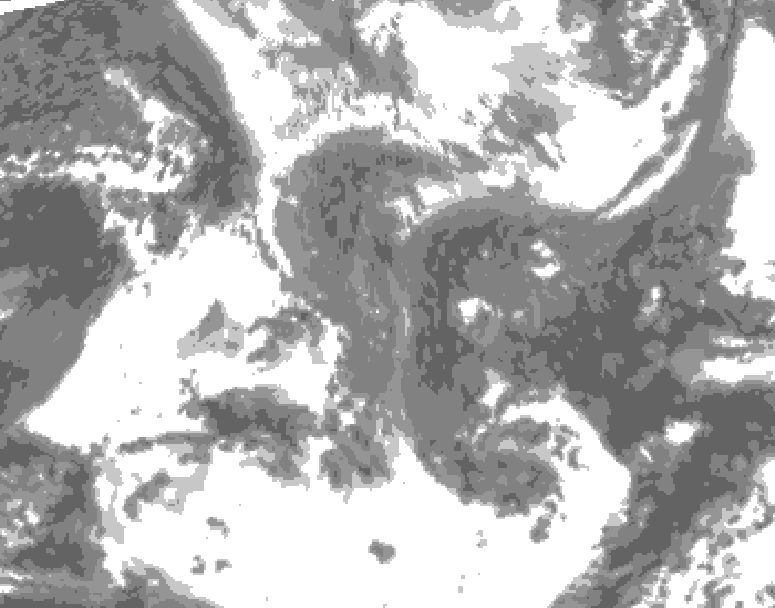GDPS total cloud 144 hour forecast chart for Canada based on 2026/04/27 1200Z data