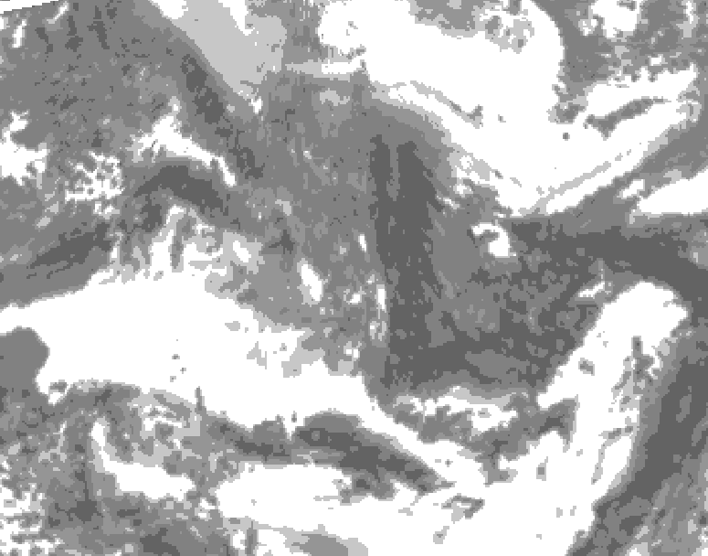 GDPS total cloud 168 hour forecast chart for Canada based on 2026/04/27 1200Z data