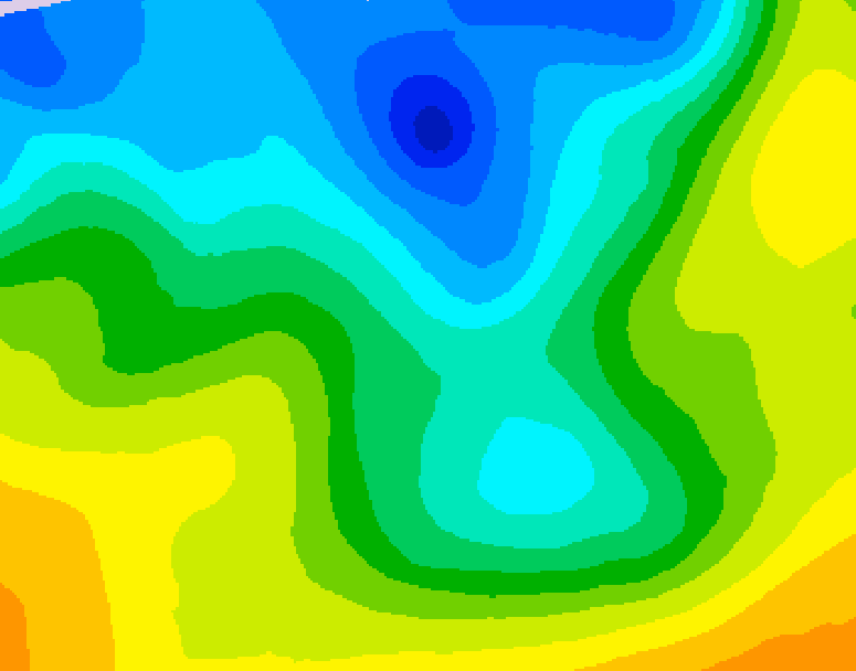 GDPS 500 millibar geopotential height 072 hour forecast chart for Canada based on 2026/04/28 0000Z data