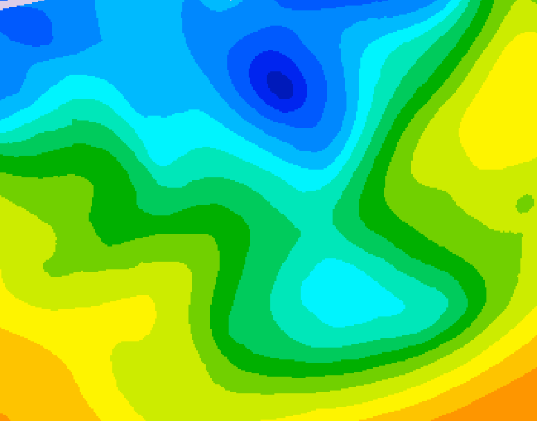 GDPS 500 millibar geopotential height 084 hour forecast chart for Canada based on 2026/04/28 0000Z data