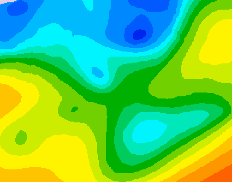 GDPS 500 millibar geopotential height 108 hour forecast chart for Canada based on 2026/04/28 0000Z data