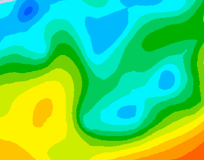 GDPS 500 millibar geopotential height 216 hour forecast chart for Canada based on 2026/04/28 0000Z data