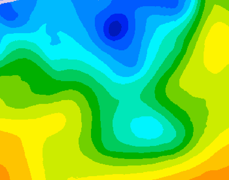 GDPS 500 millibar geopotential height 060 hour forecast chart for Canada based on 2026/04/28 1200Z data