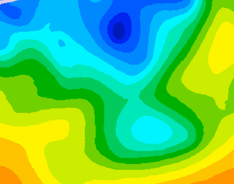 GDPS 500 millibar geopotential height 066 hour forecast chart for Canada based on 2026/04/28 1200Z data