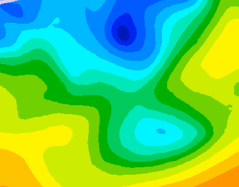 GDPS 500 millibar geopotential height 072 hour forecast chart for Canada based on 2026/04/28 1200Z data