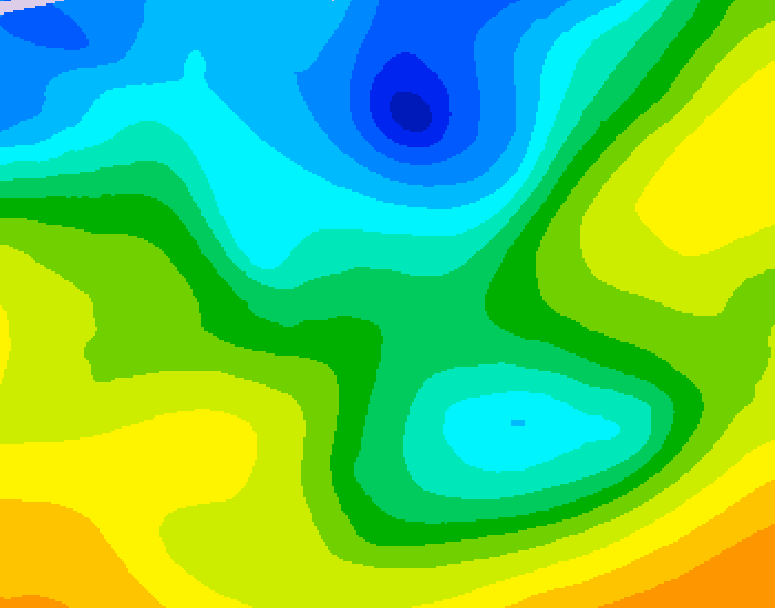 GDPS 500 millibar geopotential height 078 hour forecast chart for Canada based on 2026/04/28 1200Z data