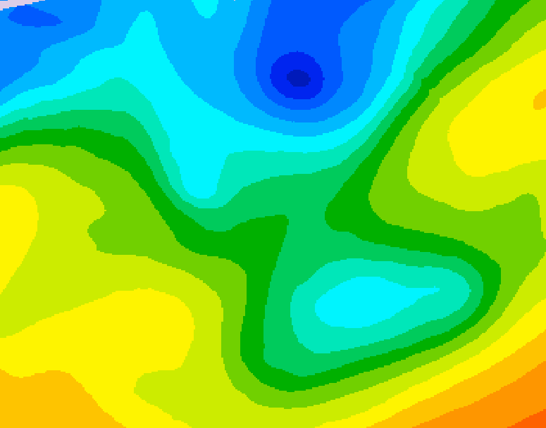 GDPS 500 millibar geopotential height 084 hour forecast chart for Canada based on 2026/04/28 1200Z data
