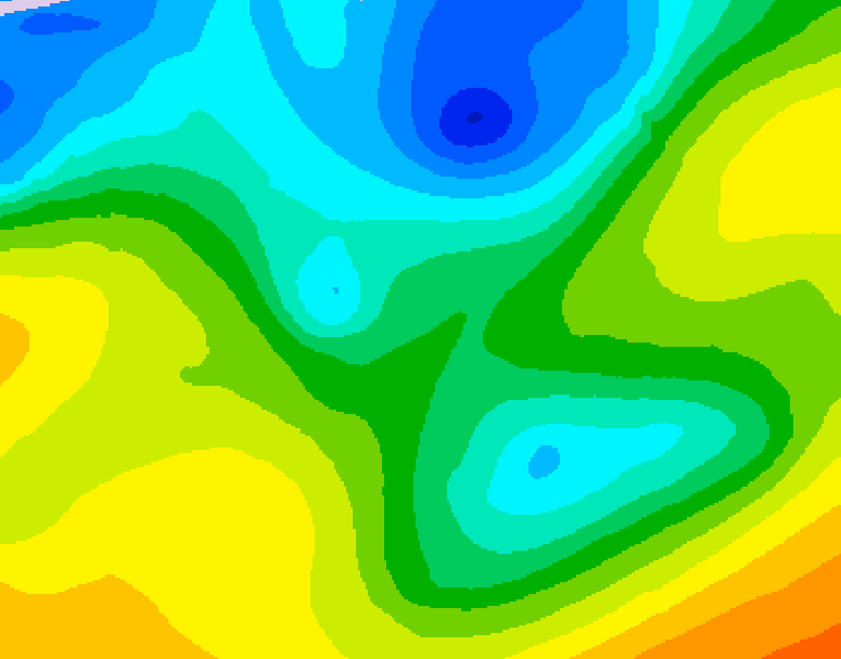 GDPS 500 millibar geopotential height 090 hour forecast chart for Canada based on 2026/04/28 1200Z data
