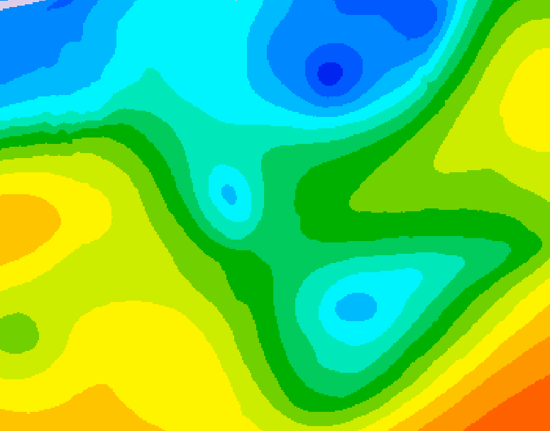 GDPS 500 millibar geopotential height 102 hour forecast chart for Canada based on 2026/04/28 1200Z data