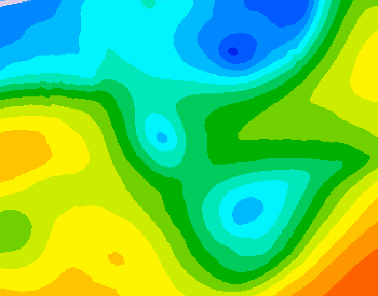GDPS 500 millibar geopotential height 108 hour forecast chart for Canada based on 2026/04/28 1200Z data