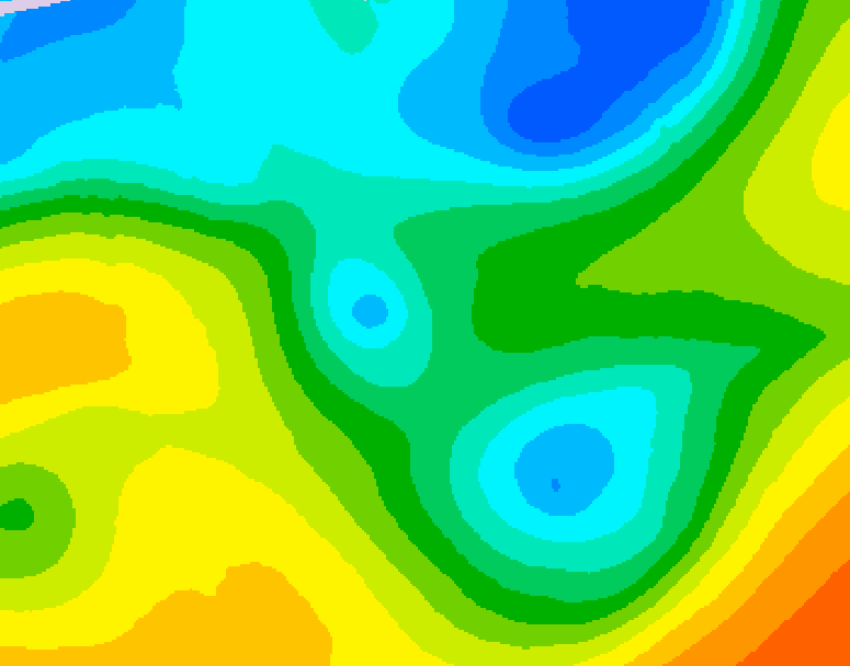 GDPS 500 millibar geopotential height 114 hour forecast chart for Canada based on 2026/04/28 1200Z data