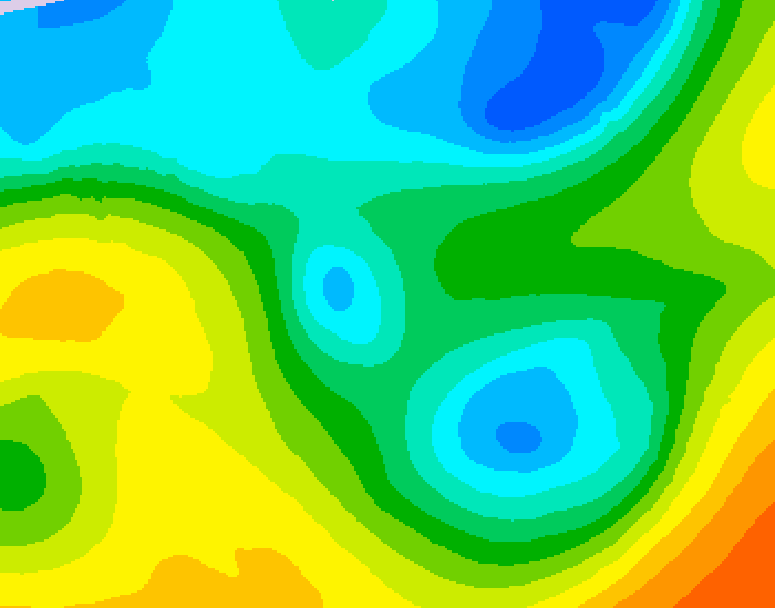 GDPS 500 millibar geopotential height 120 hour forecast chart for Canada based on 2026/04/28 1200Z data