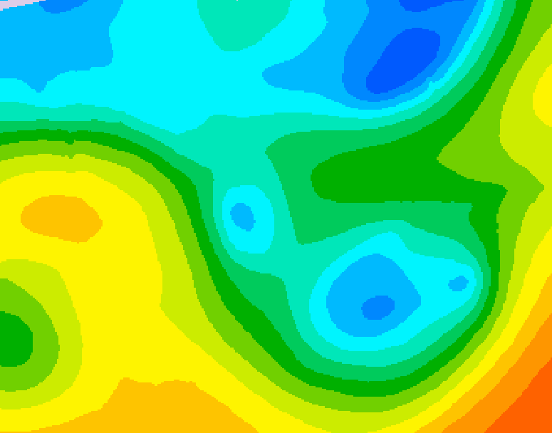 GDPS 500 millibar geopotential height 126 hour forecast chart for Canada based on 2026/04/28 1200Z data
