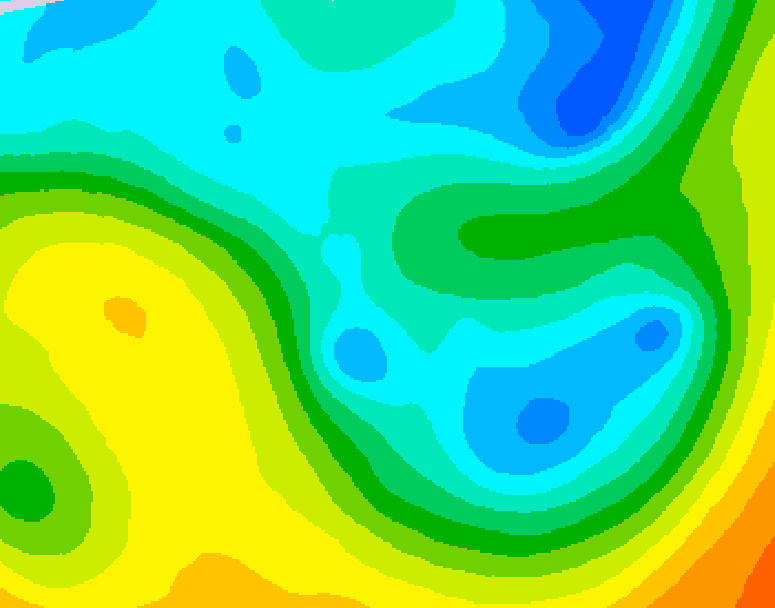 GDPS 500 millibar geopotential height 138 hour forecast chart for Canada based on 2026/04/28 1200Z data