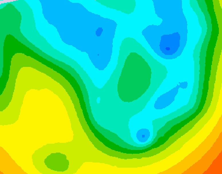 GDPS 500 millibar geopotential height 180 hour forecast chart for Canada based on 2026/04/28 1200Z data