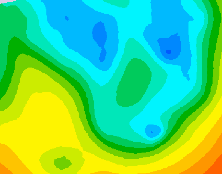 GDPS 500 millibar geopotential height 186 hour forecast chart for Canada based on 2026/04/28 1200Z data