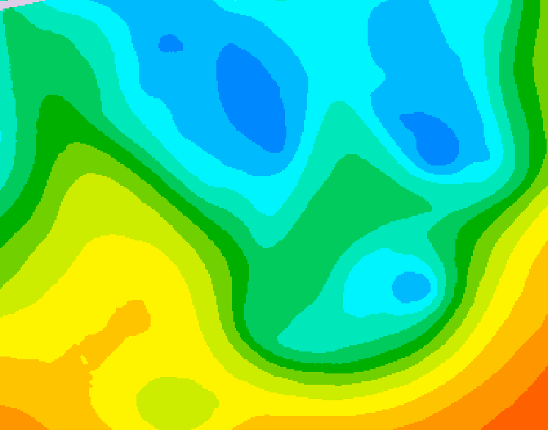 GDPS 500 millibar geopotential height 198 hour forecast chart for Canada based on 2026/04/28 1200Z data