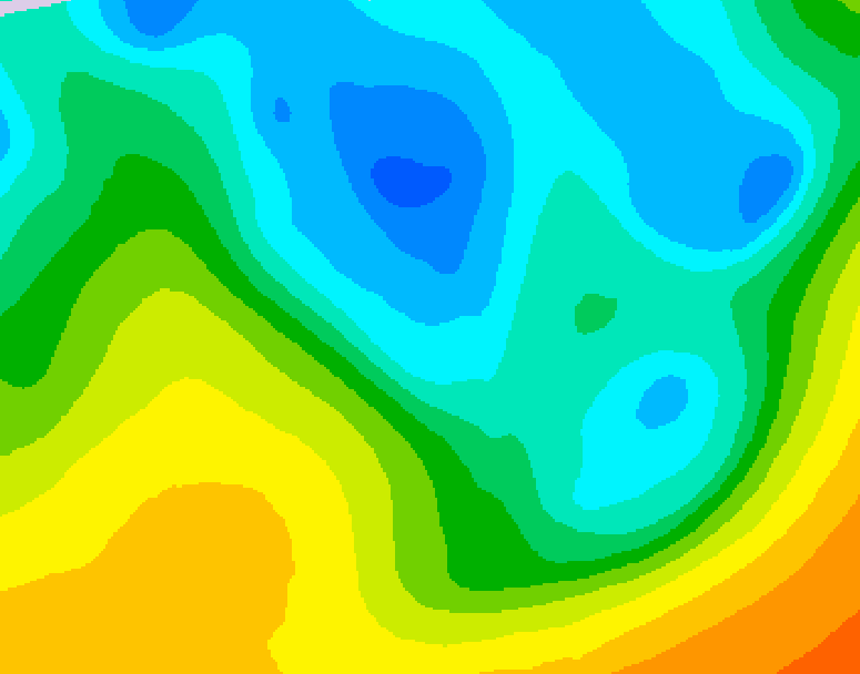GDPS 500 millibar geopotential height 216 hour forecast chart for Canada based on 2026/04/28 1200Z data