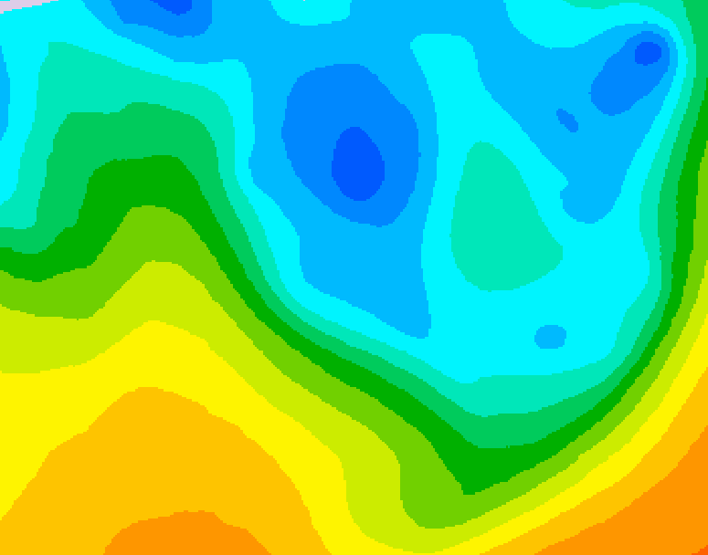 GDPS 500 millibar geopotential height 234 hour forecast chart for Canada based on 2026/04/28 1200Z data