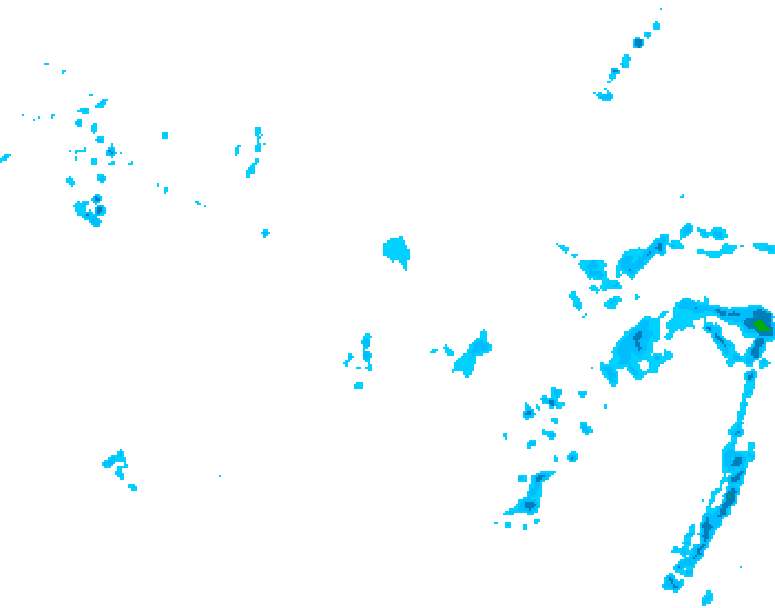 GDPS precipitation 132 hour forecast chart for Canada based on 2026/04/28 1200Z data