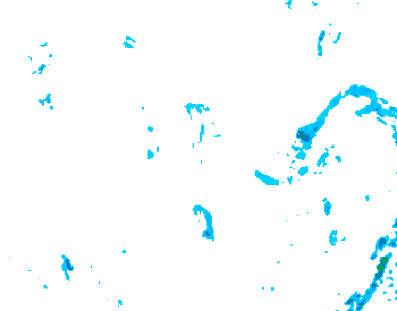 GDPS precipitation 150 hour forecast chart for Canada based on 2026/04/28 1200Z data